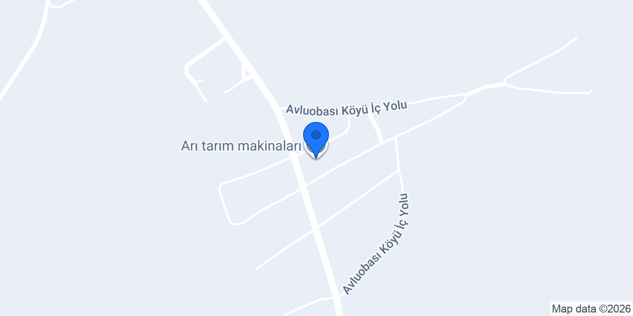 Arı tarım makinaları konumu