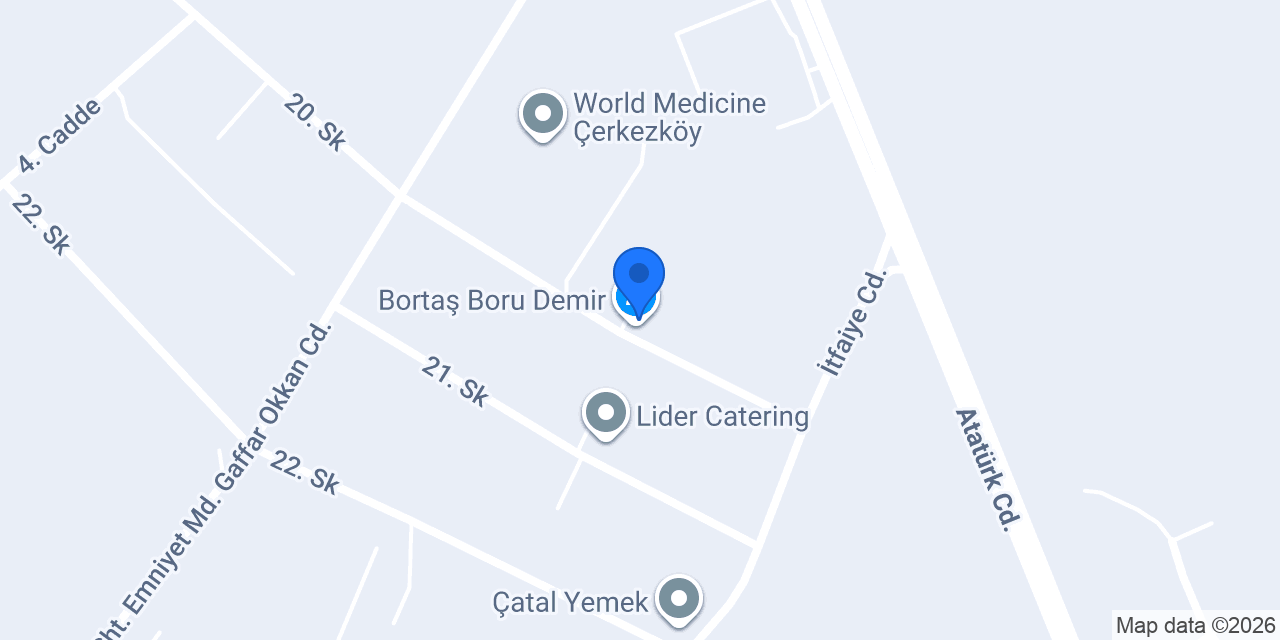 Bortaş Boru Demir konumu