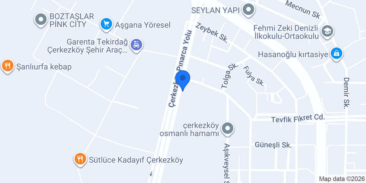 Cappadocia coffee çerkezköy konumu