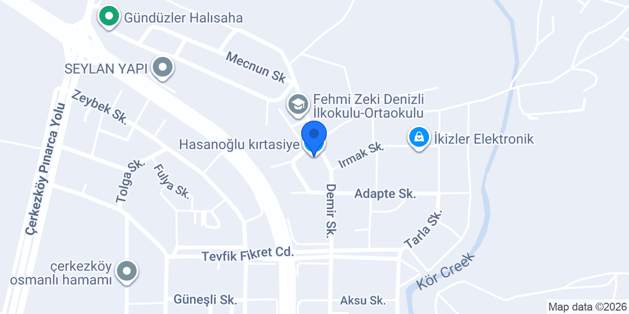 Hasanoğlu kırtasiye konumu