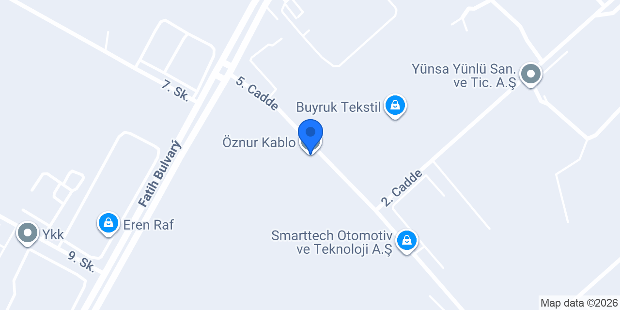 Öznur Kablo konumu