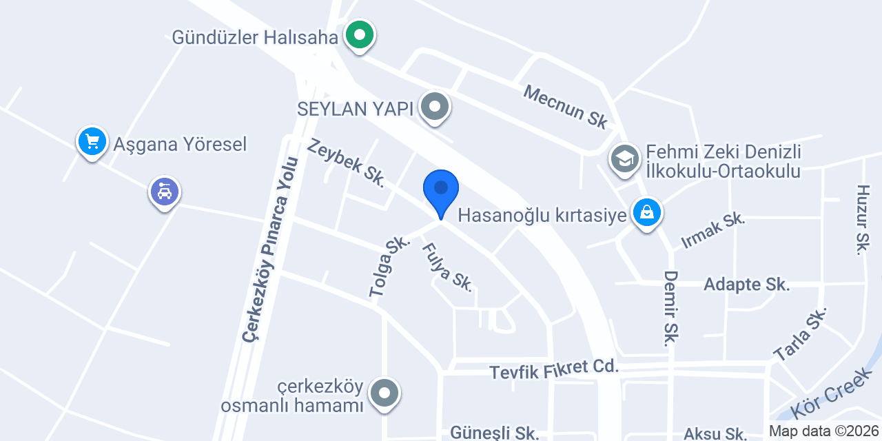 Çerkezköy Asaf havalandırma konumu