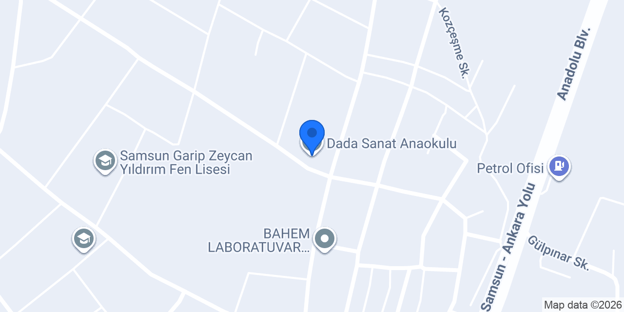 Dada Sanat Anaokulu konumu