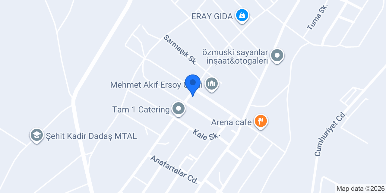 Yılmaz Su Tesisatı konumu