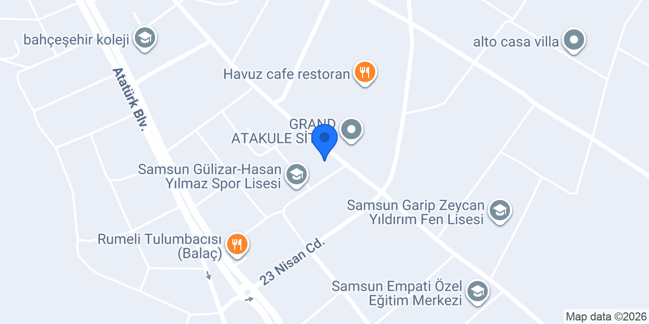 Selman Bucaklı Özel Öğretim Kursu Balaç konumu