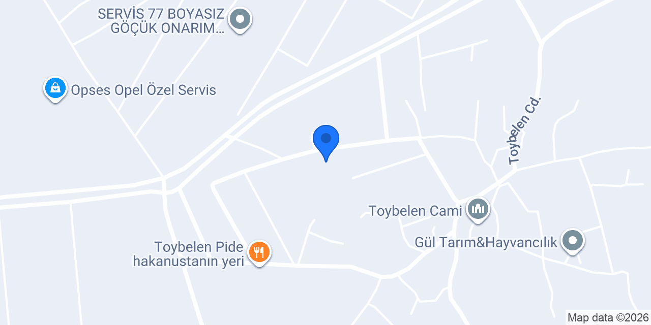 Toybelen İlkokulu konumu