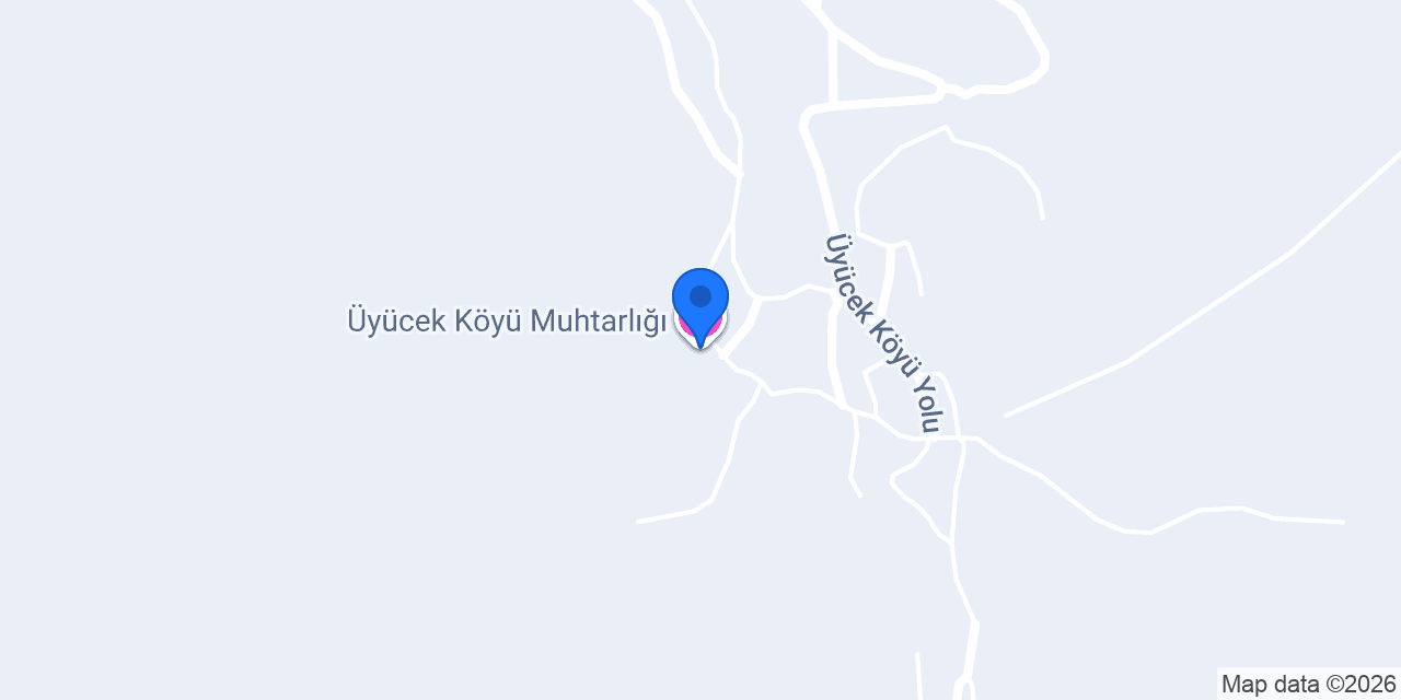 Üyücek Köyü Muhtarlığı konumu