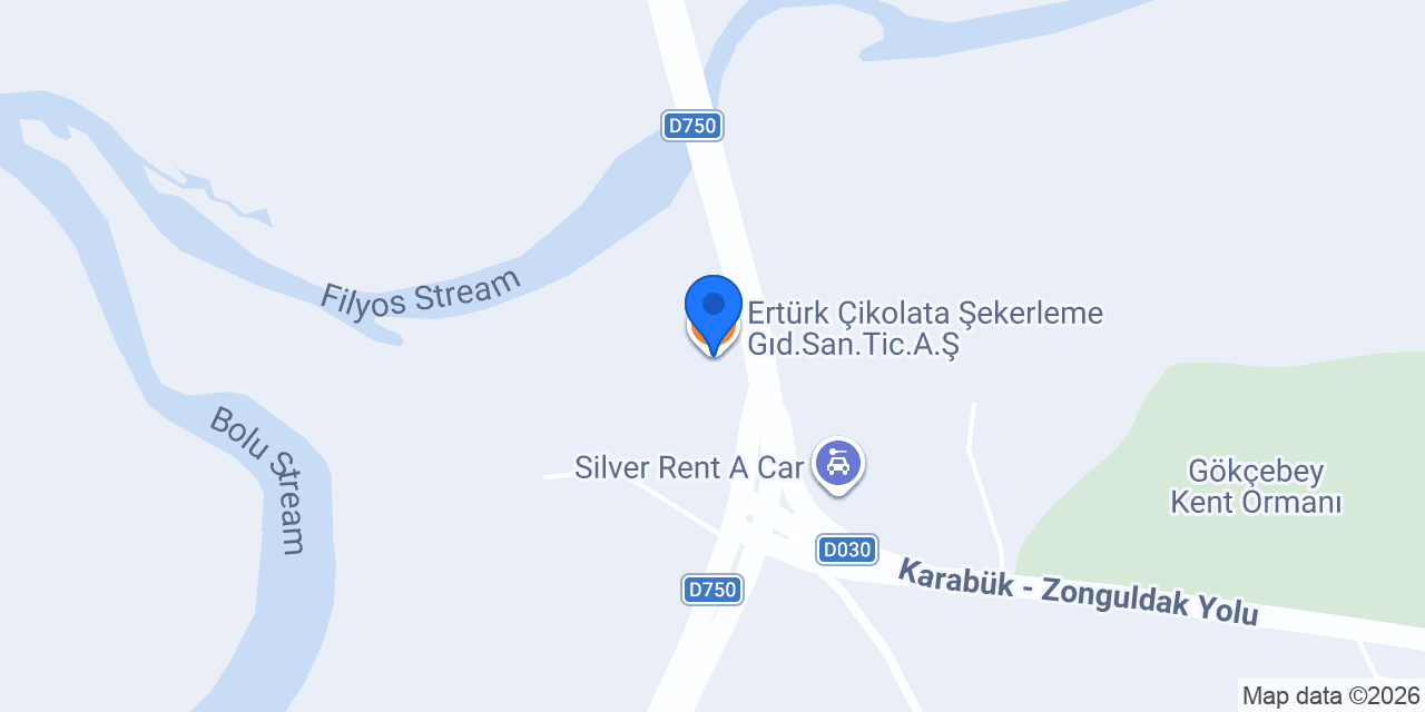 Ertürk Çikolata Şekerleme Gıd.San.Tic.A.Ş. konumu