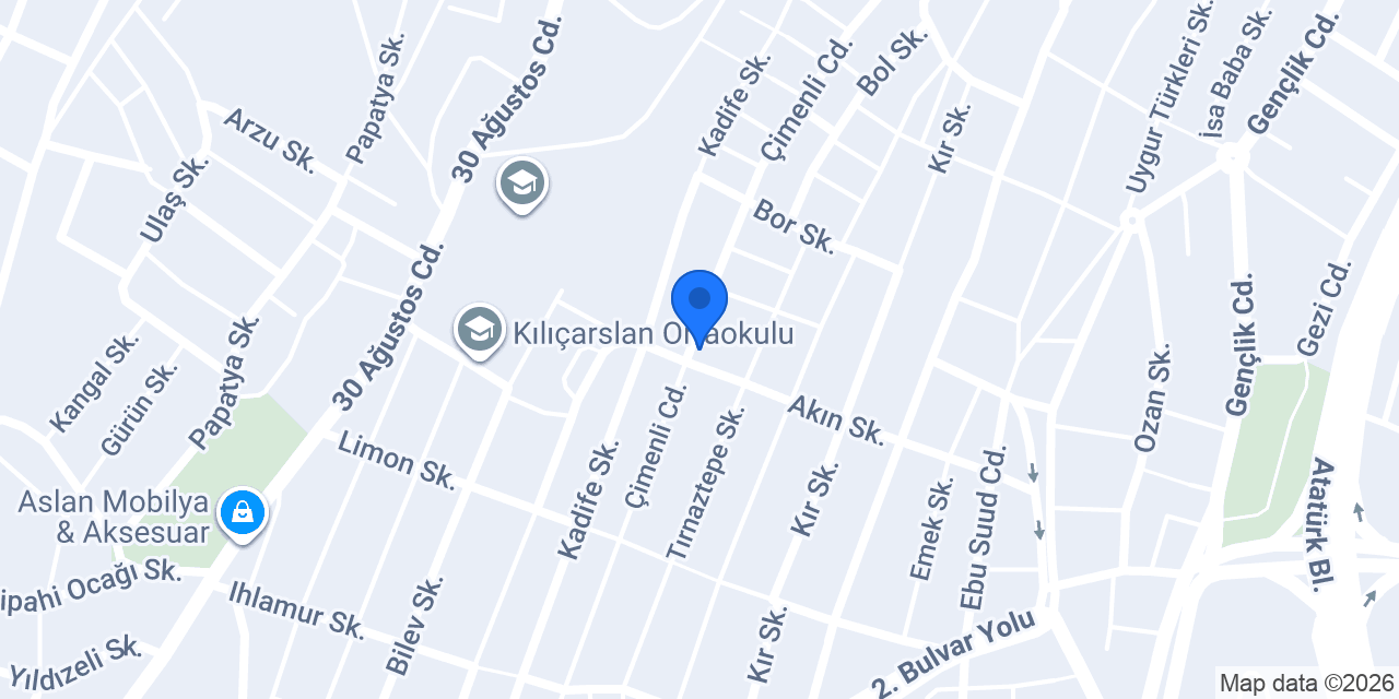 Özkaya Eczanesi konumu