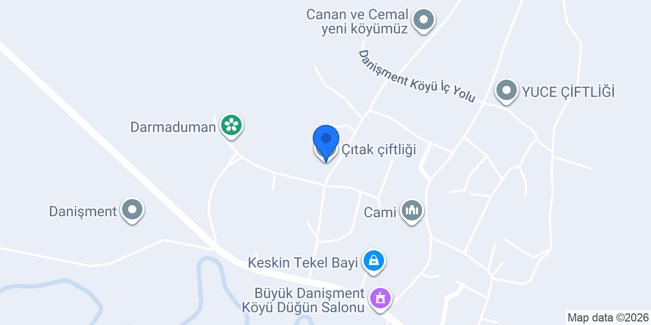 Çıtak çiftliği konumu