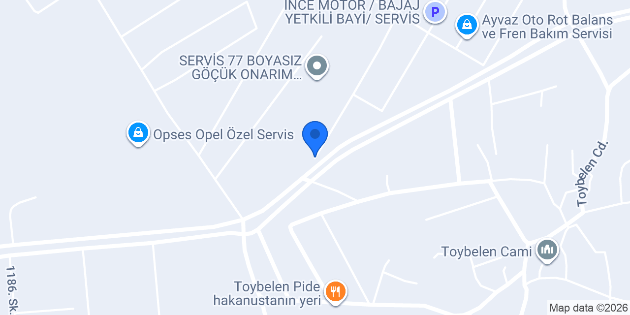 Coşkun Otomotiv konumu
