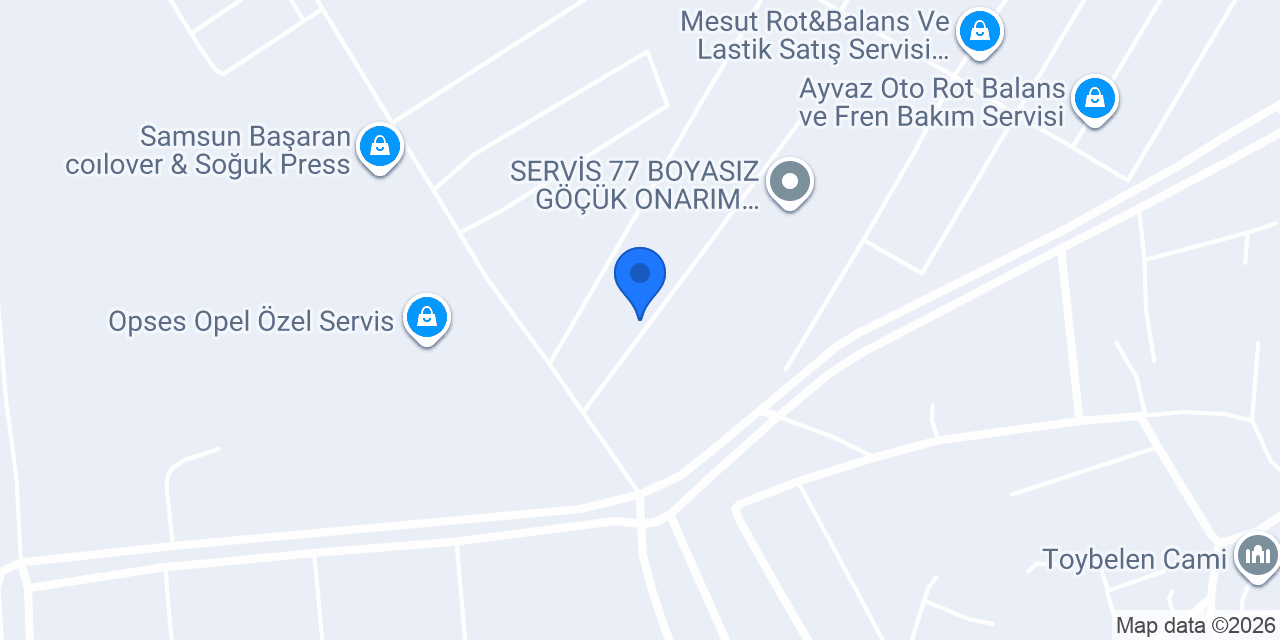 Gerçekford Servis konumu