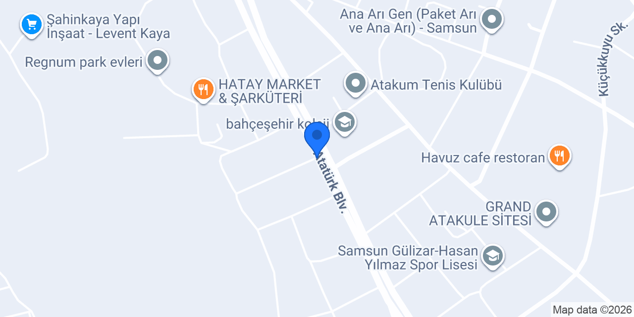 Not Kırtasiye Ekspres konumu