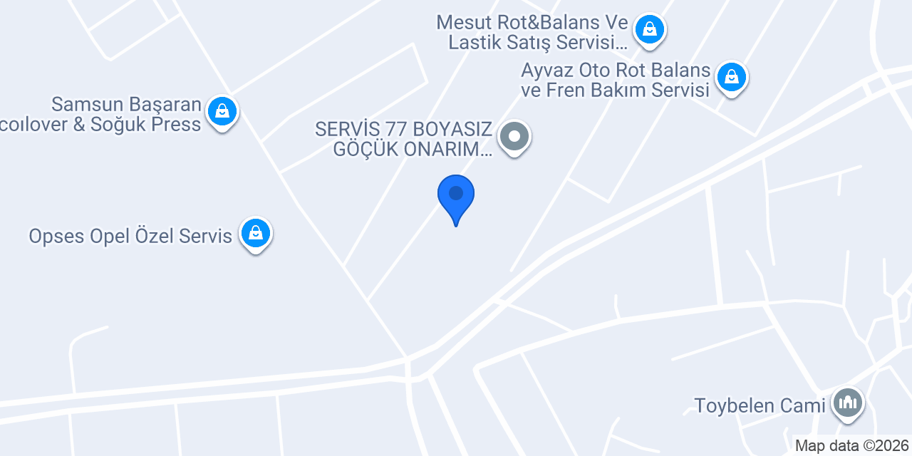 ÇALIŞKANLAR OTO konumu