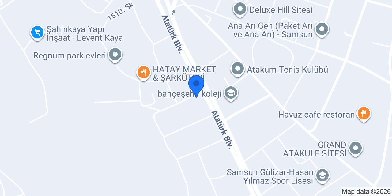 Hüner İnşaat konumu