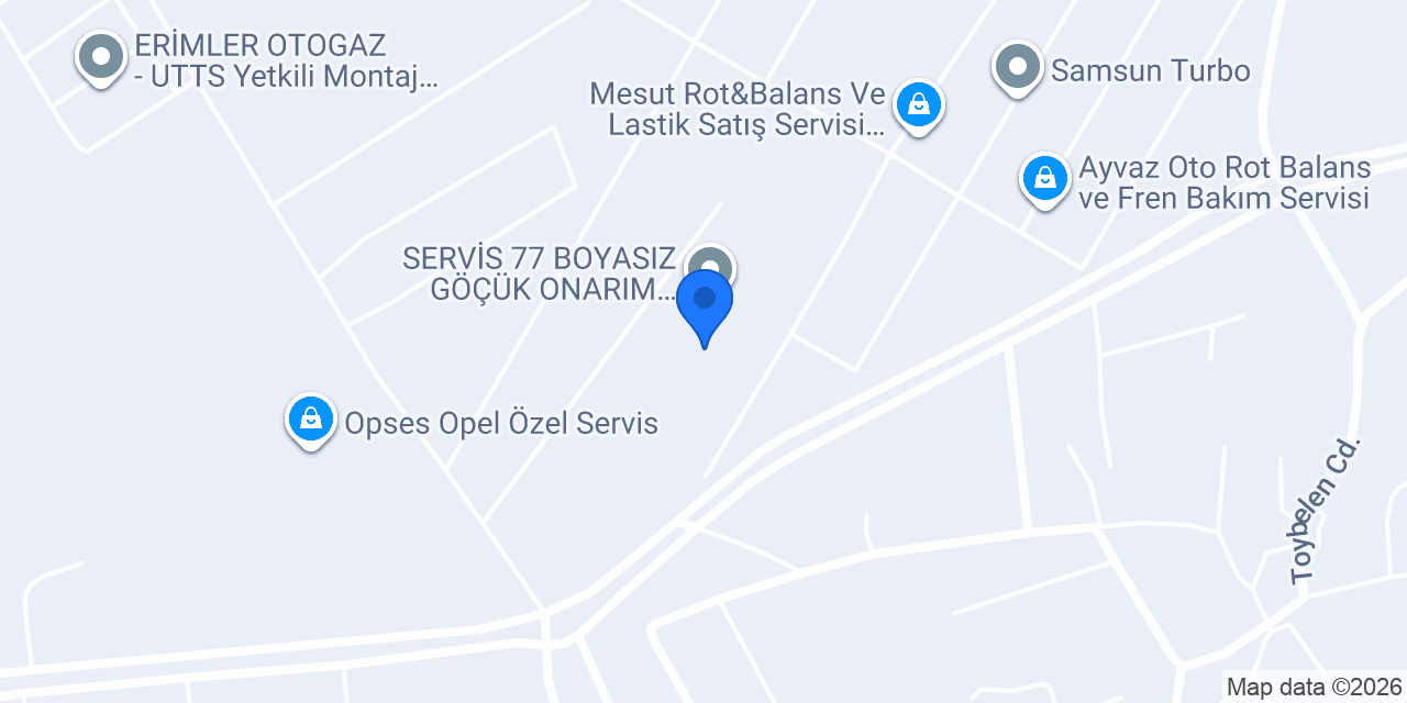 Güneş Oto Kılıf Aksesuar konumu