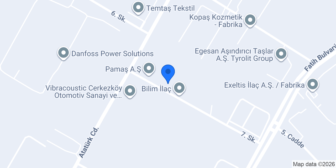KRM Tekstil Boya San.Tic.Ltd.Şti konumu