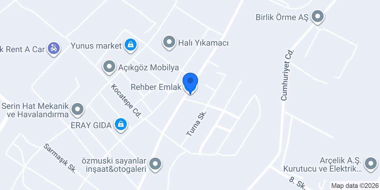 Rehber Emlak konumu