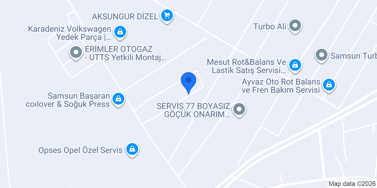 MCT OTO SERVİS konumu