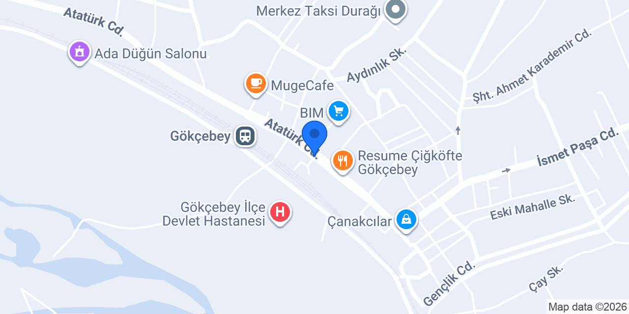Gökçebey Eczanesi konumu