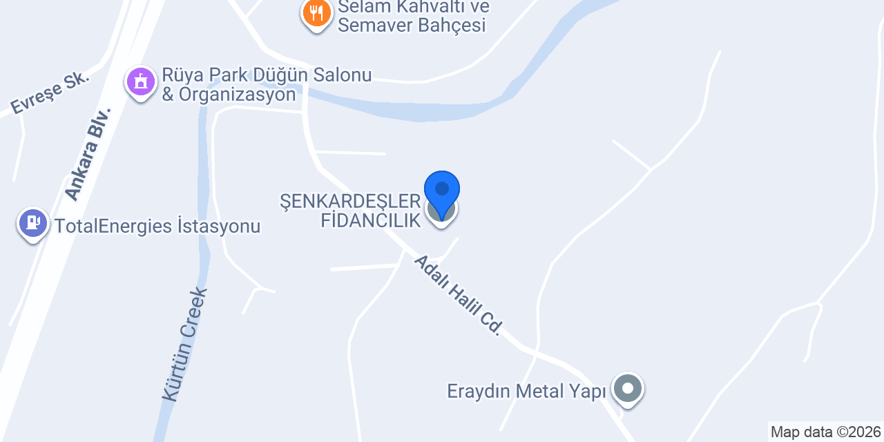 ŞENKARDEŞLER FİDANCILIK konumu