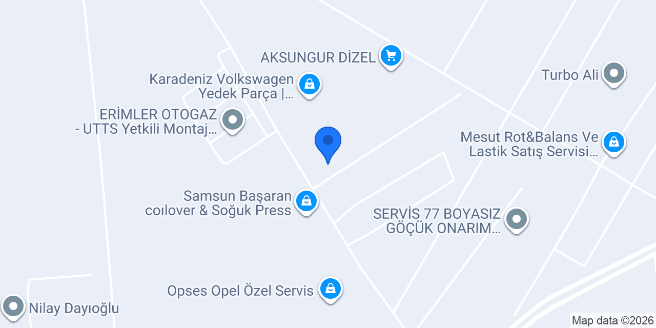 Emin Oto Lastik konumu