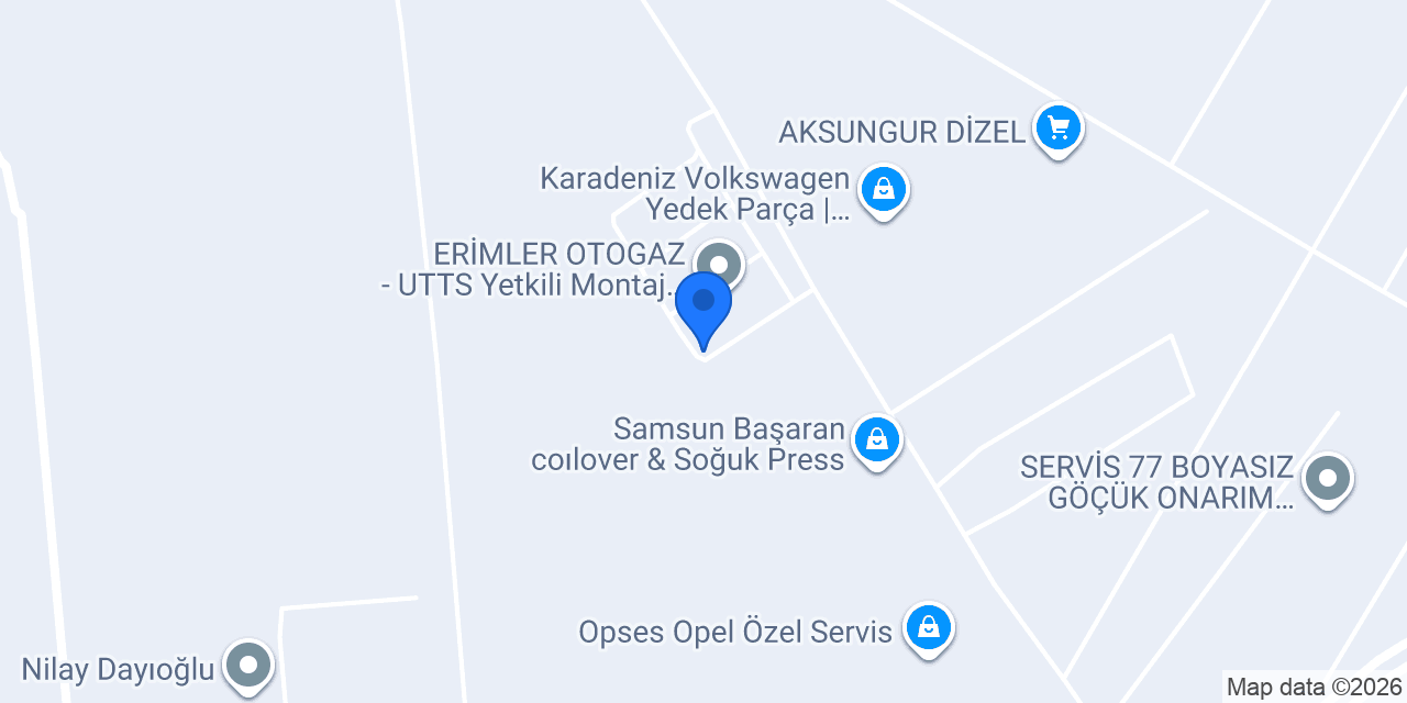 Türk Oto Kaporta konumu