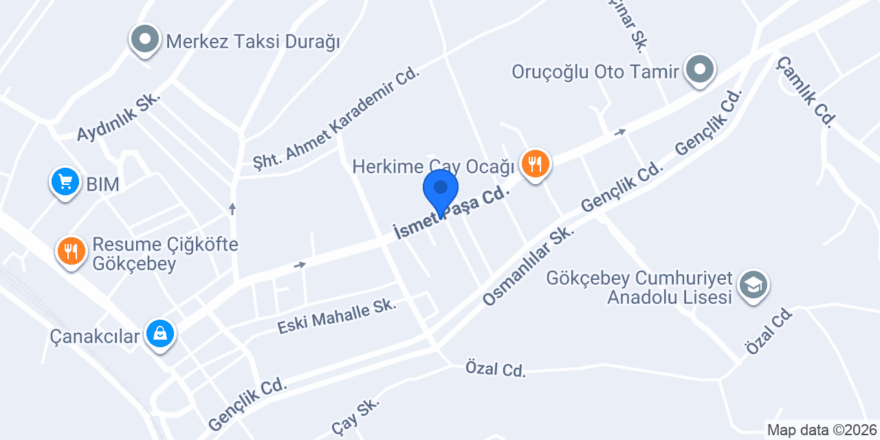 Çapcıoğlu motor konumu