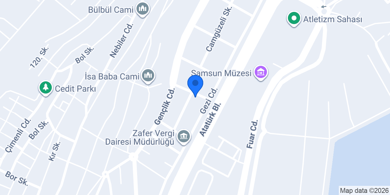 Samsun Tur Servis Taşımacılık konumu