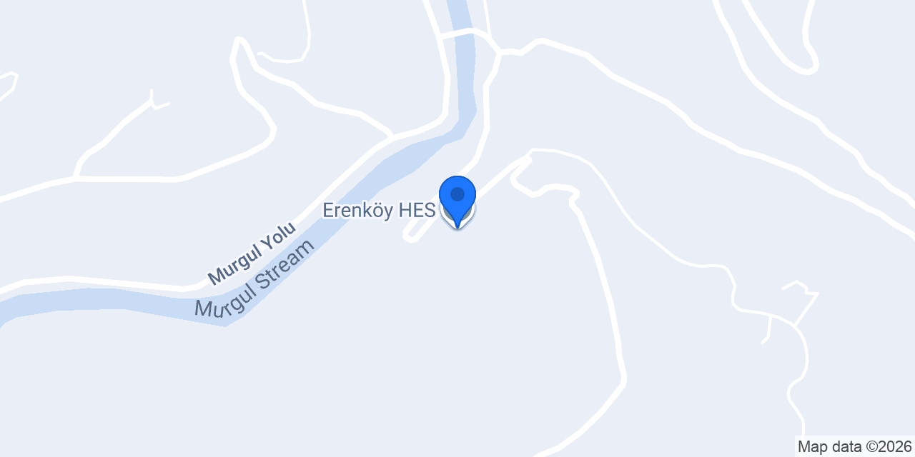 Erenköy HES konumu