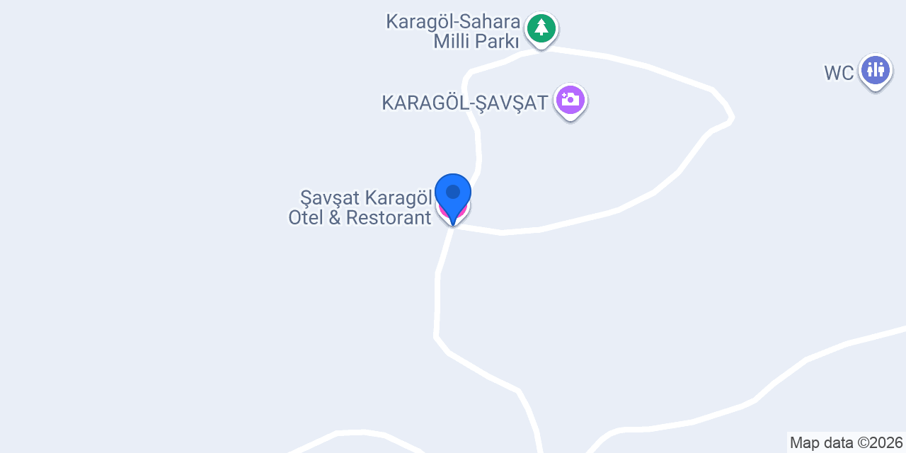 Şavşat Karagöl Otel & Restorant konumu