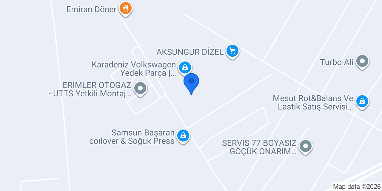 Sinecek oto konumu