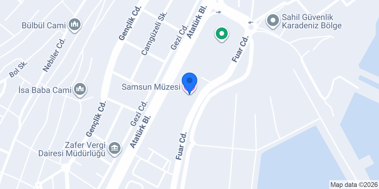 Samsun Müzesi konumu