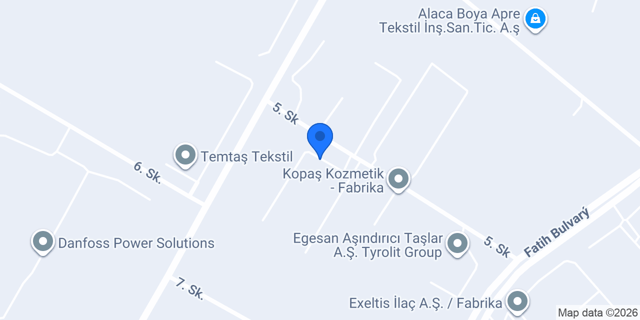 Turnalar Tekstil konumu