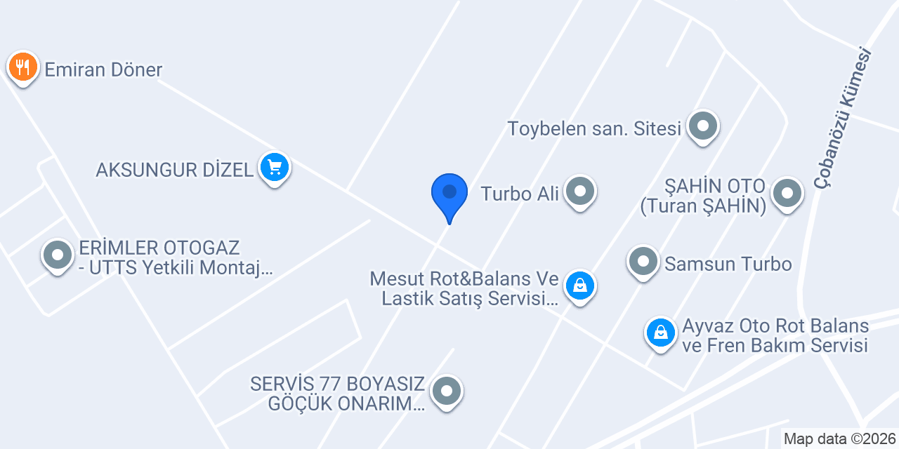 Samsun Çit | HCA Metal & Çit Mühendislik konumu