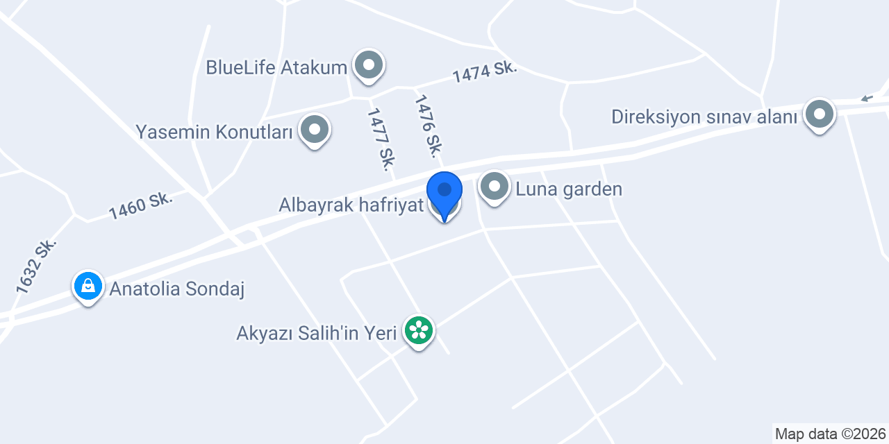 Albayrak hafriyat konumu