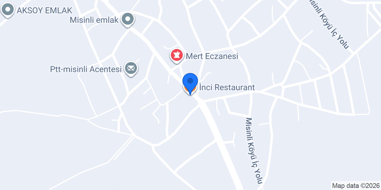 İnci Restaurant konumu