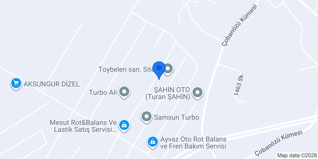 Keleş Otomotiv konumu