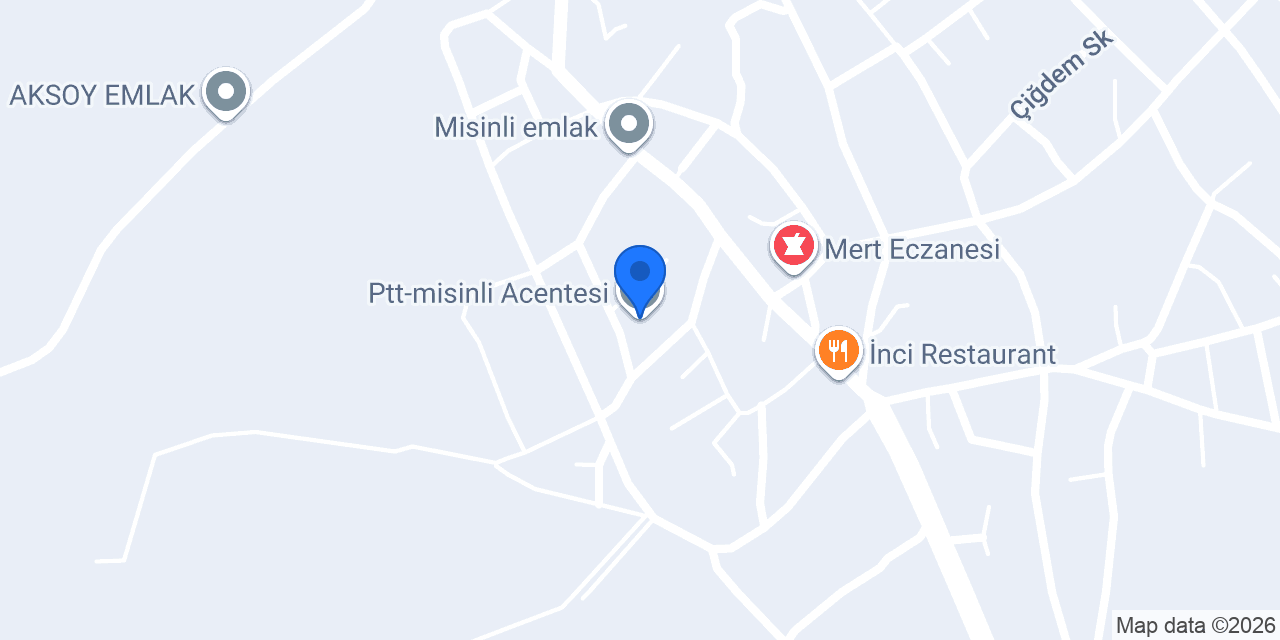 Ptt-misinli Acentesi konumu