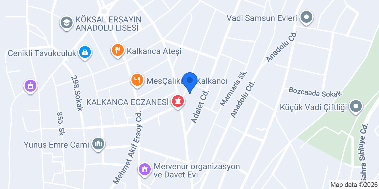 KOZA ECZANESİ konumu