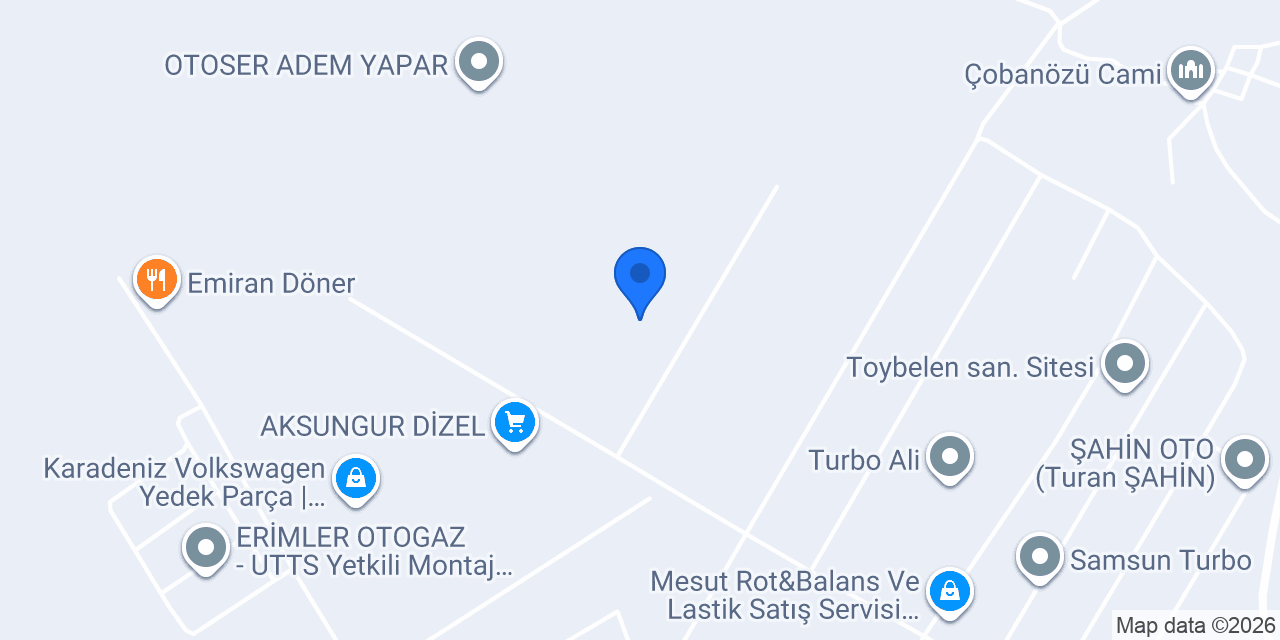 Güneş Mobilya konumu