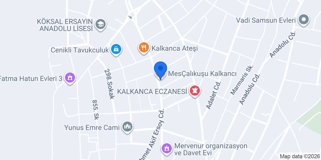 MesÇalıkuşu Kalkancı konumu