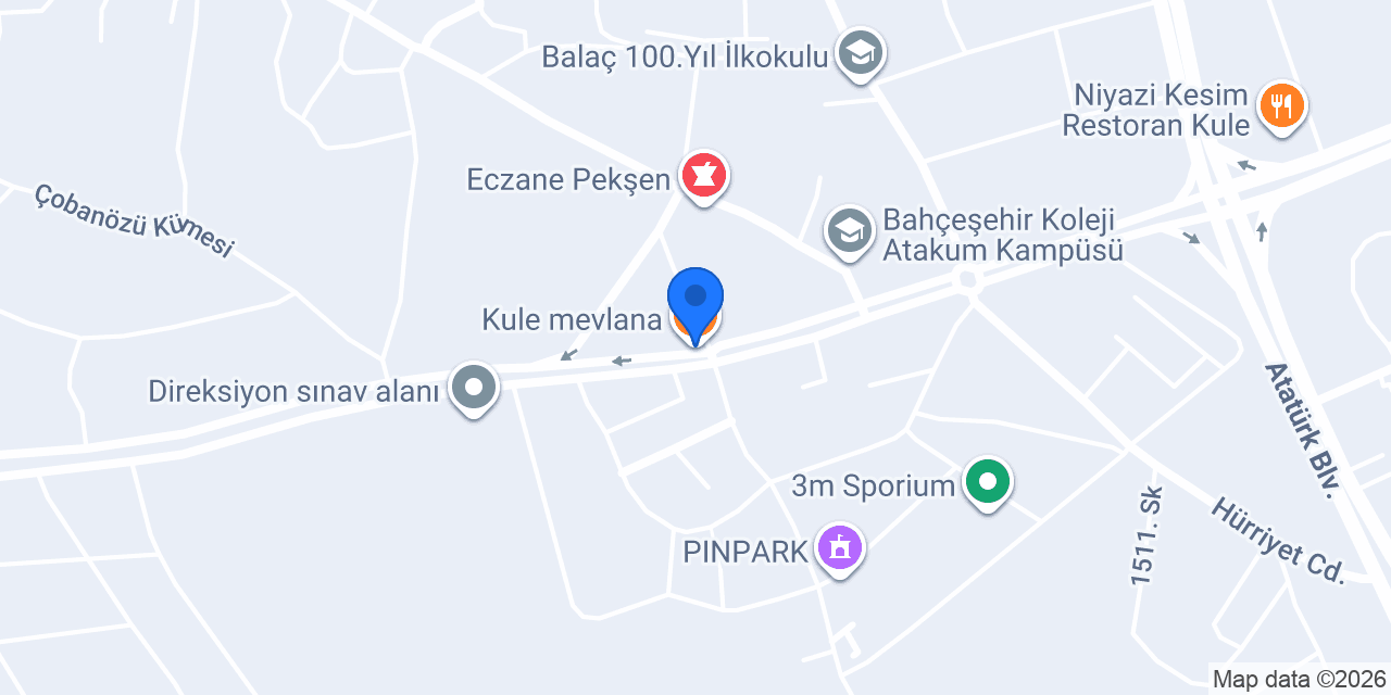 Kule mevlana konumu
