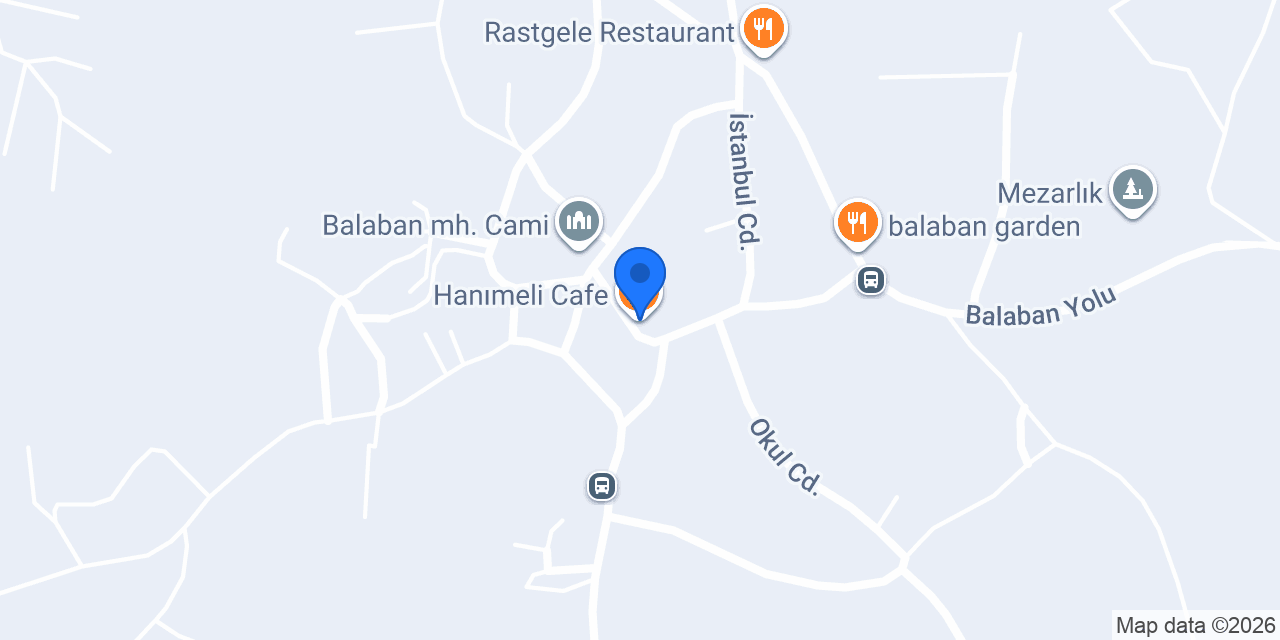 Hanımeli Cafe konumu