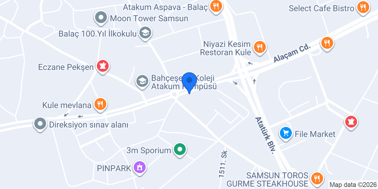 Canikli Resturant Balaç konumu