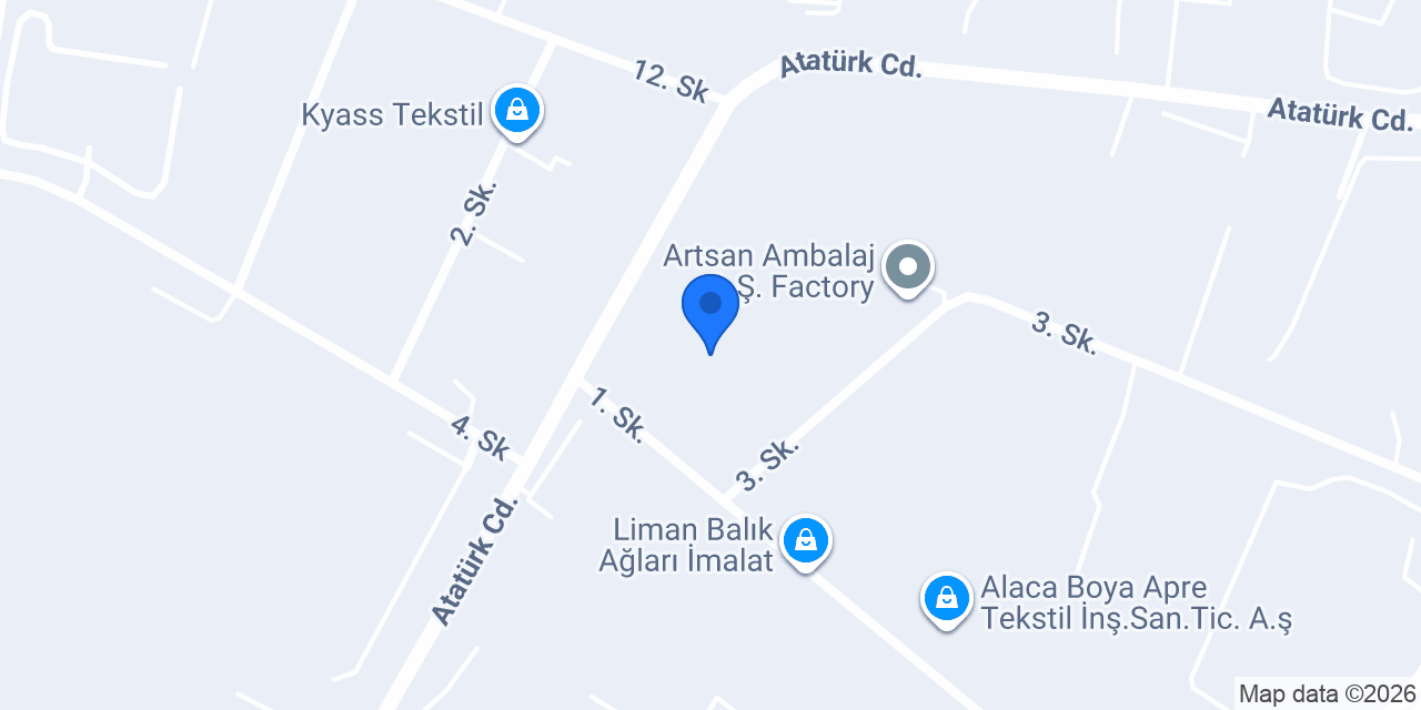Doğan Kimya plastik imalat konumu