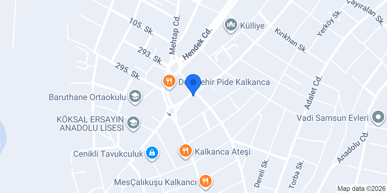Samsu Börek Kalkancı konumu