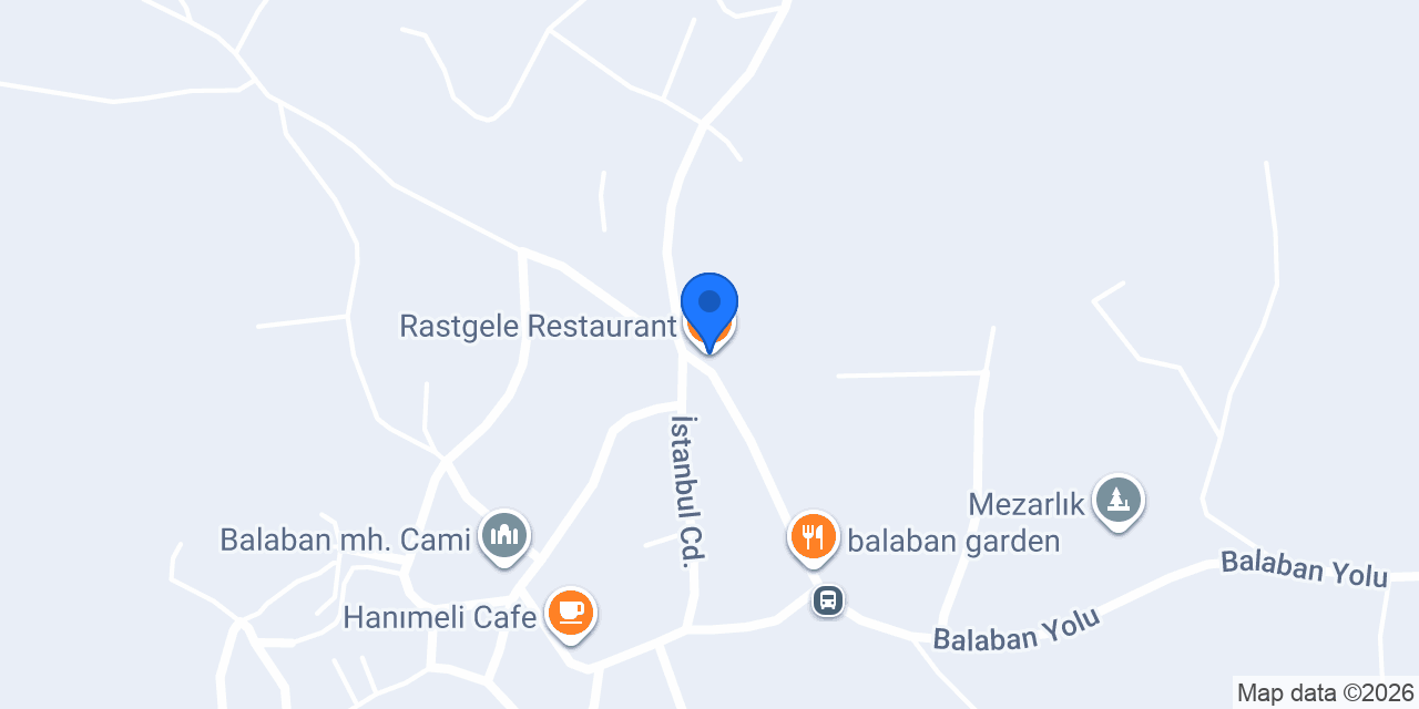 Rastgele Restaurant konumu