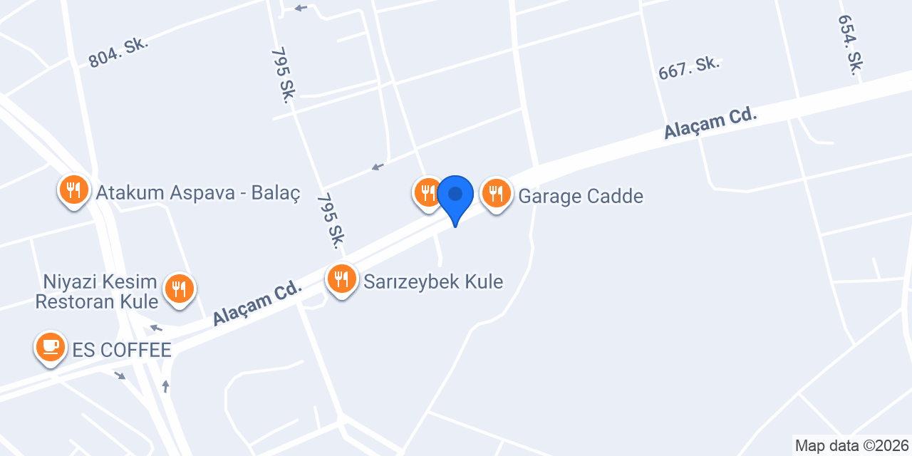 Beşli Kasap (Balaç) konumu
