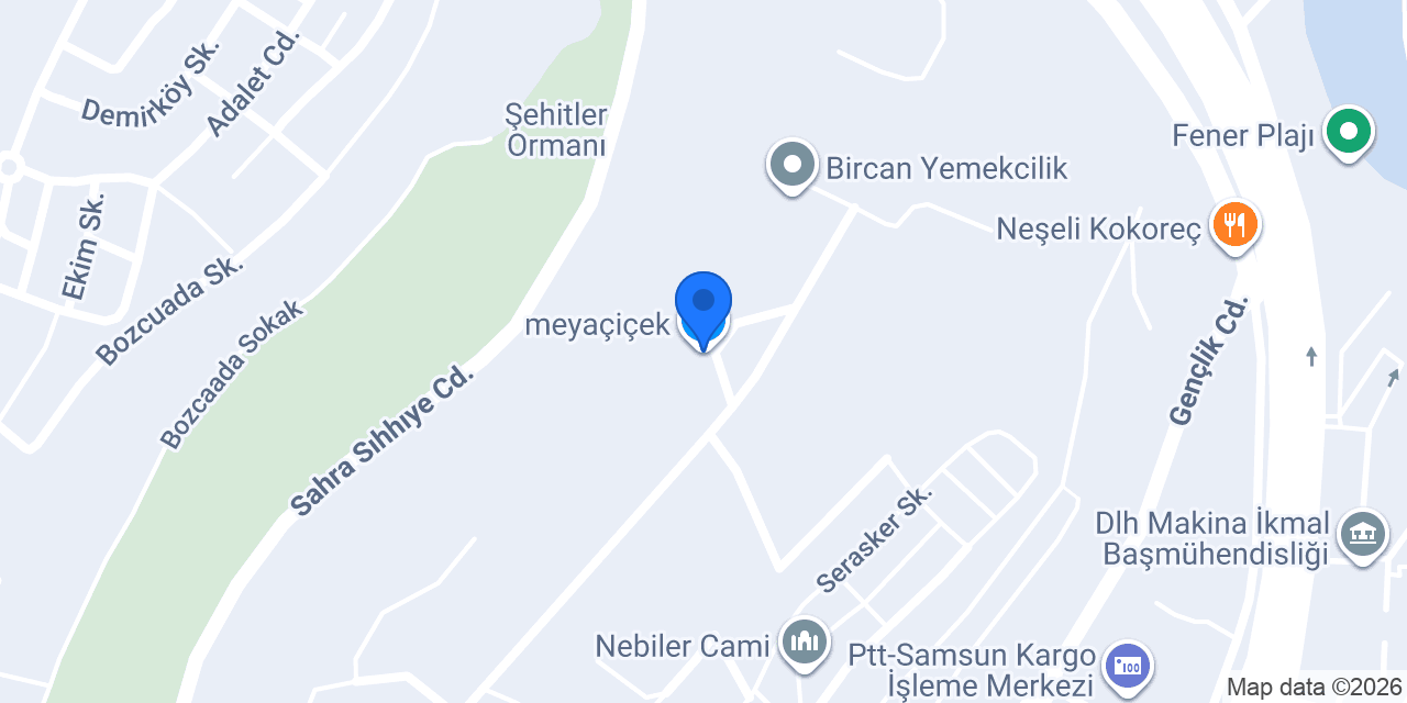 meyaçiçek konumu